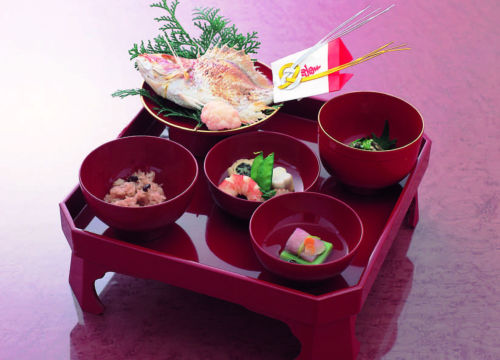 お食い初め膳（女子用） | かぐらざか厨房：川西市の仕出し弁当